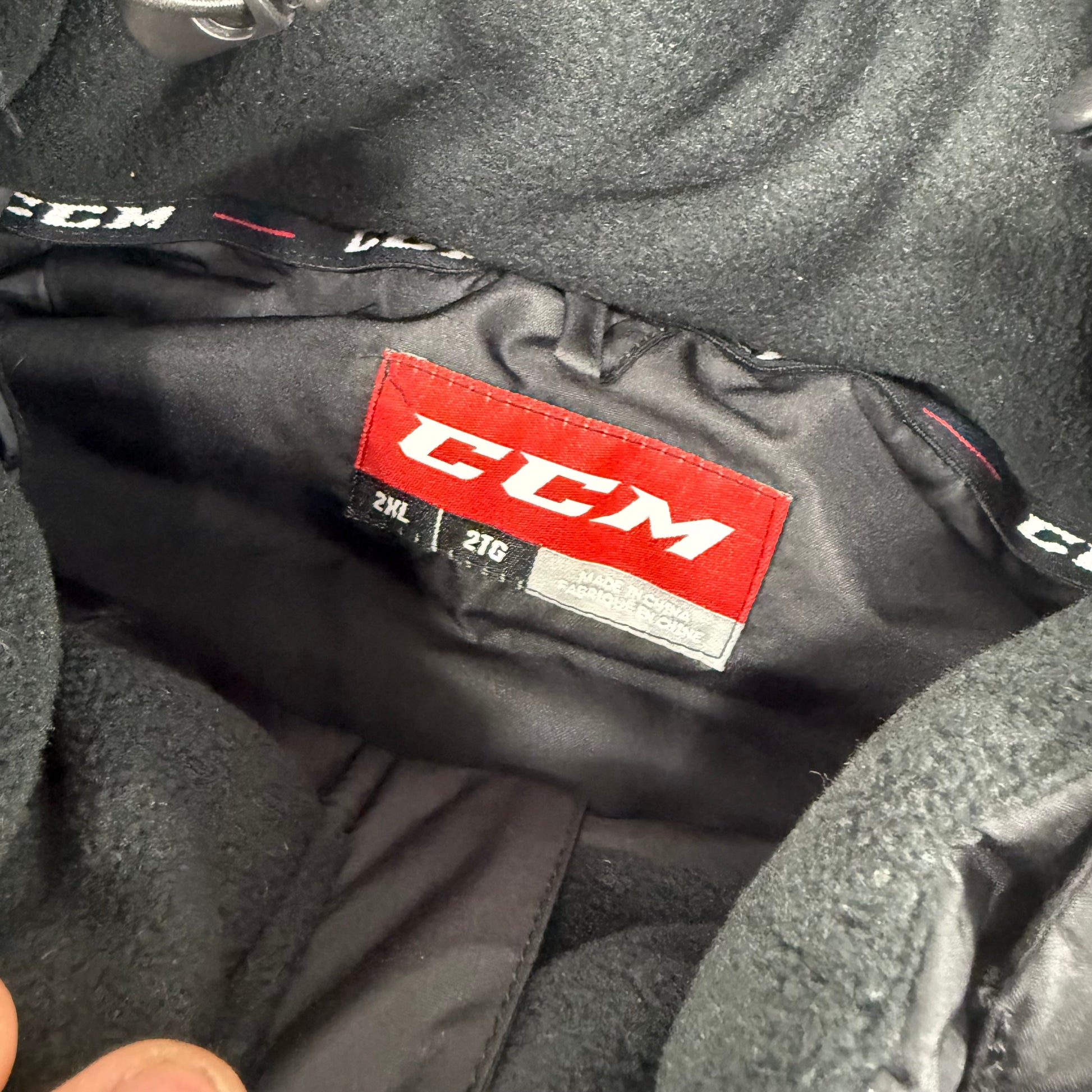 New Black CCM Mens Team Winter Jacket | Senior XXL | #888600282749 - Top Flight Hockey