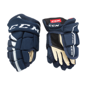 New CCM Navy Jetspeed FT485 Gloves | 10" | #191520281250 - Top Flight Hockey