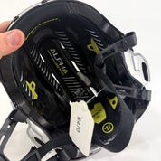 New Black Warrior Alpha One Pro Helmet | Small | R470 - Top Flight Hockey