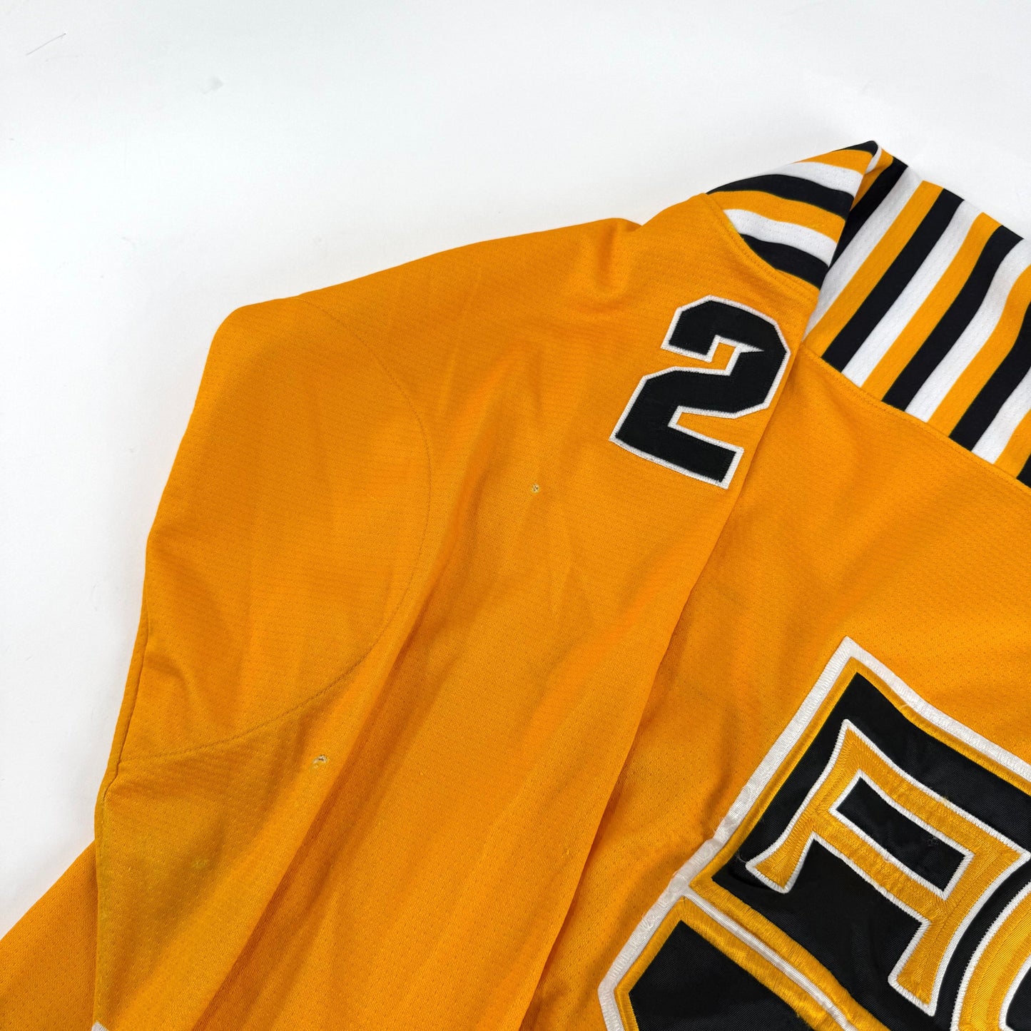 Yellow JOG Adrian College Game Jersey | Size 52 | Cruz #25 - Top Flight Hockey