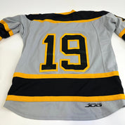 Used Adrian College Grey Womens JOG Game Jersey | Size Medium-50 | #19