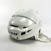 Used White CCM V10 Helmet | Small | L341 - Top Flight Hockey