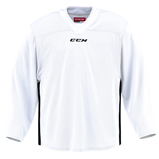 New CCM 6000 Series Quicklite Practice Jersey White | Intermediate Goalie | #888600657080 - Top Flight Hockey