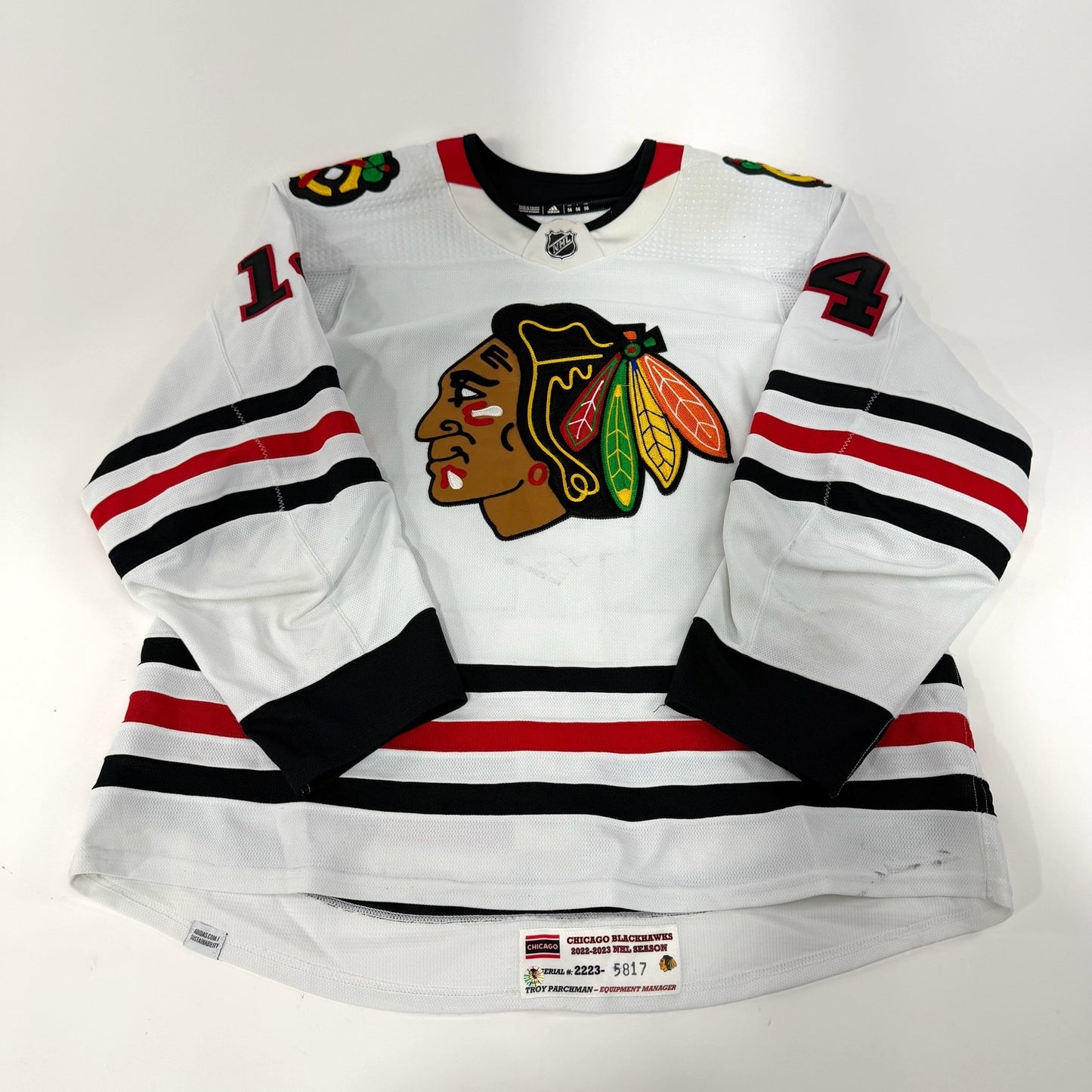 Boris Katchouk #14 Away Chicago Blackhawks Jersey 2022-2023, Set 2 | Size 56 | 5817-25536