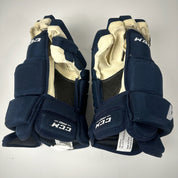 Brand New Navy Blue CCM HG98 Gloves - 15"