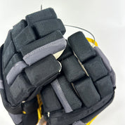 Used Black and Gold Warrior Alpha Pro Gloves | 15" | K352