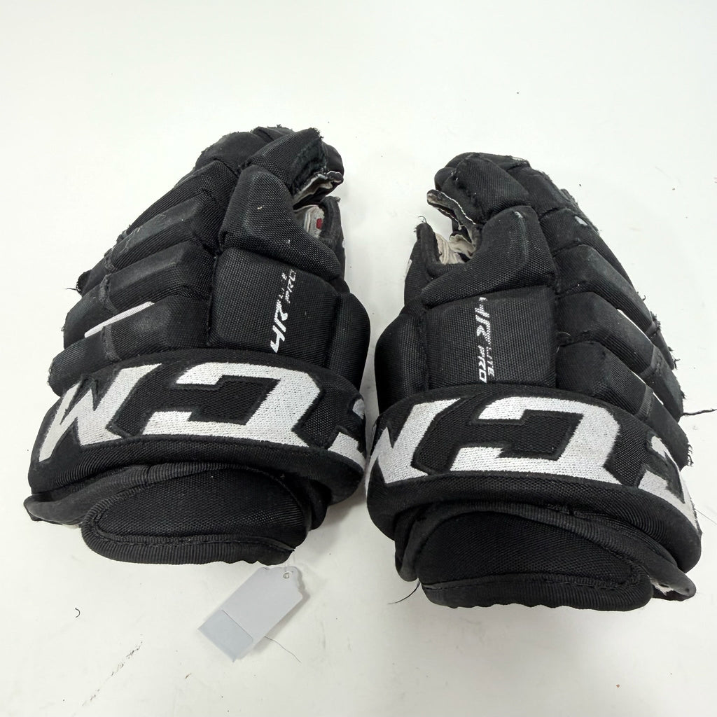 Used Black CCM Tacks 4R Lite Pro Gloves | 11" | AB400 - Top Flight Hockey