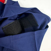 New Navy/Red/White AK Socks with Velcro | Adult | R60 - Top Flight Hockey