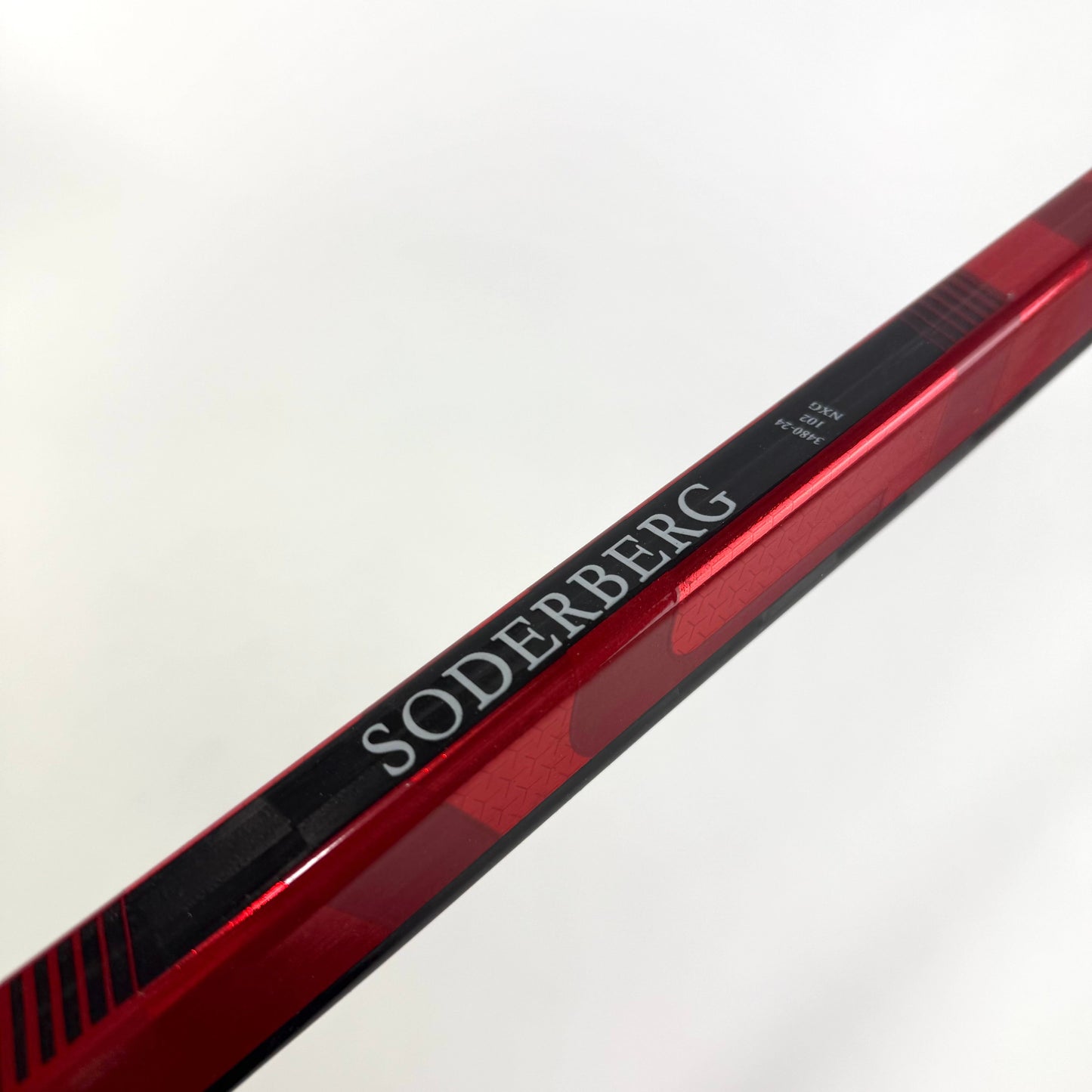 Used Left Red Bauer UltraSonic | 102 Flex Custom P19M Curve Grip | Soderberg | L473