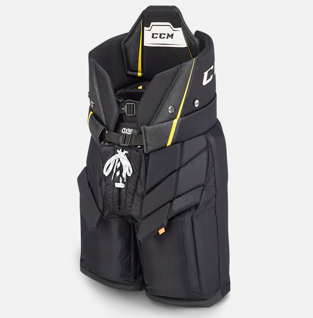 New CCM Black Axis Goalie Pants | Senior XL | #191520077914 - Top Flight Hockey