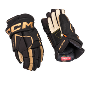 Black and Gold New CCM Tacks AS 580 Gloves Senior Size 15" Retail