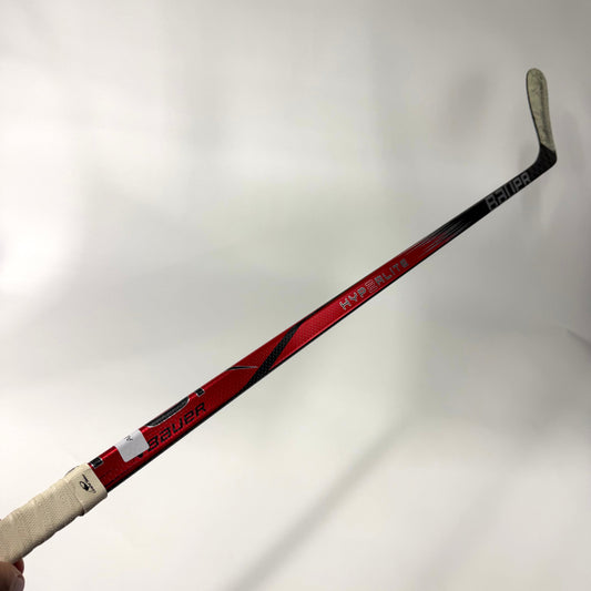 Used Left Red Bauer Vapor Hyperlite 2 | 77 Flex P92 Curve Grip | AB721