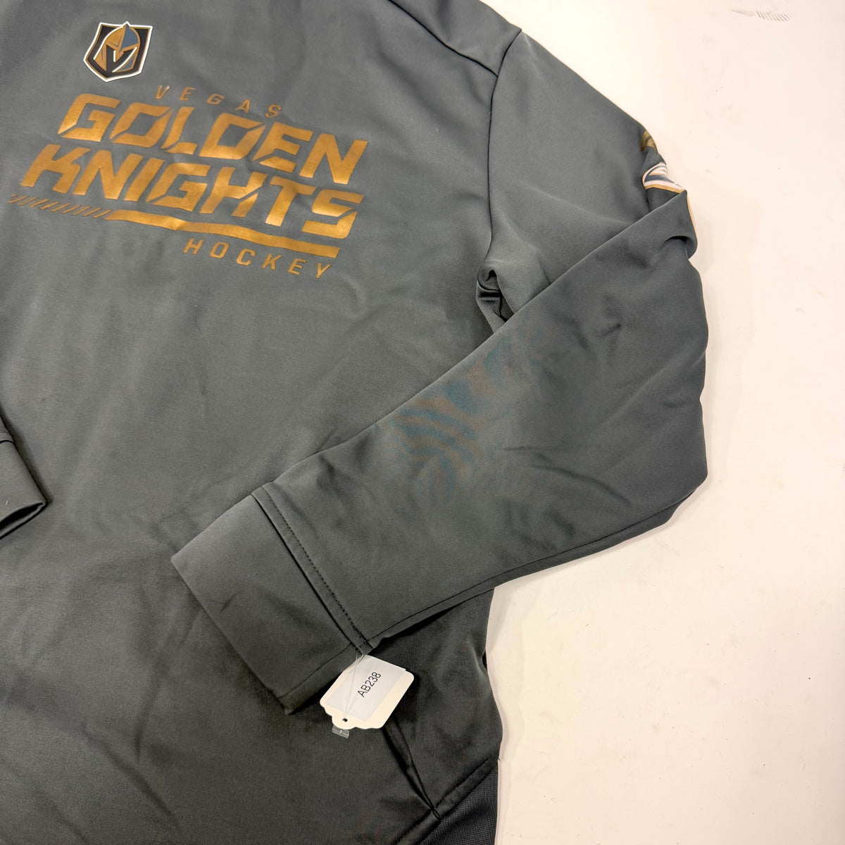 Used Grey Vegas Golden Knights Fanatics Hoodie | Senior Large | AB238