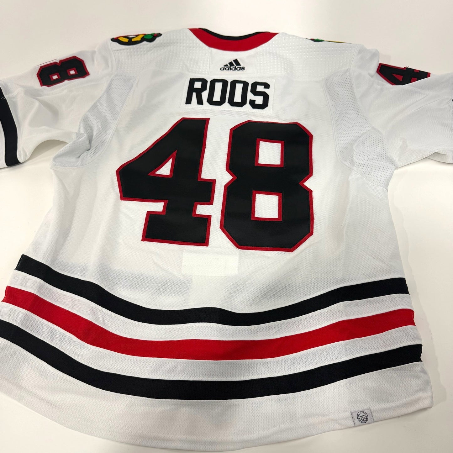 Filip Roos #48 Away Chicago Blackhawks Team Issued Jersey 2023-2024 | 25622
