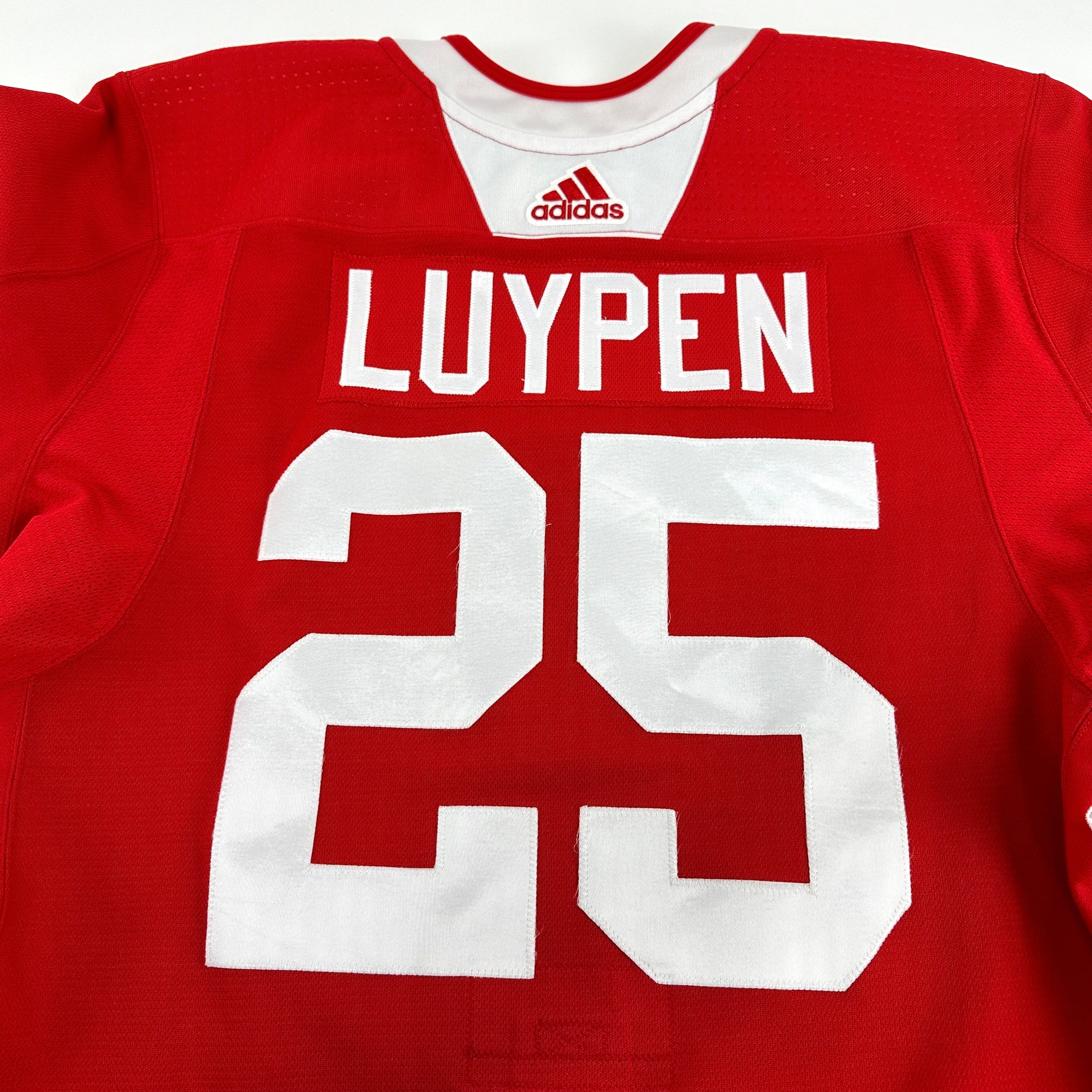 LUYPEN #25 - Red Chicago Blackhawks Practice Jersey - Adidas MIC Size 56 - Top Flight Hockey