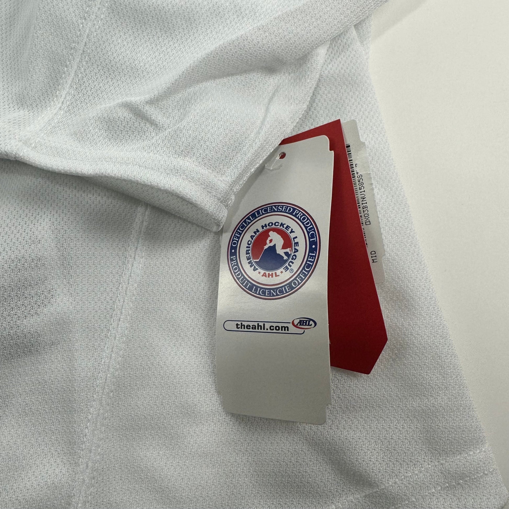 Brand New Size 58 - White San Antonio Rampage CCM Quickite Practice Jersey - MIC Made in Canada - Top Flight Hockey