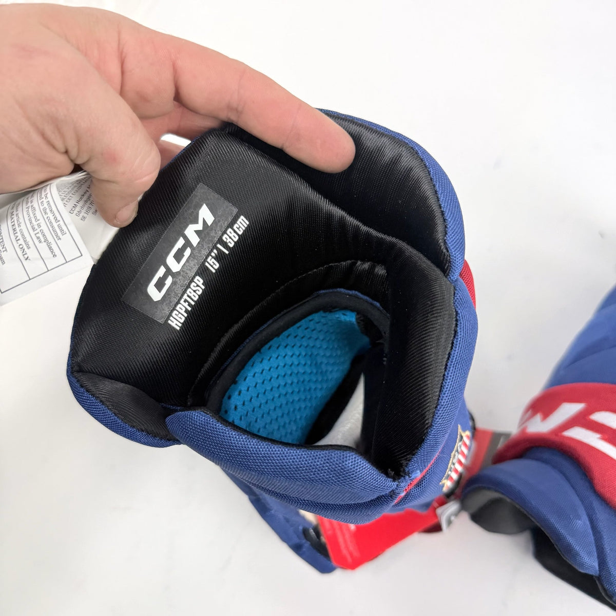 New Team USA CCM FT8 Pro Stock Gloves | 15" - #683978308875 - Top Flight Hockey