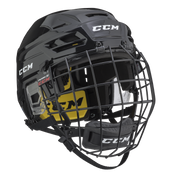 New Black Senior Large CCM Tacks 210 Helmet and Cage Combo