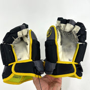 Used Black and Gold Warrior Alpha Pro Gloves | 13" | K304