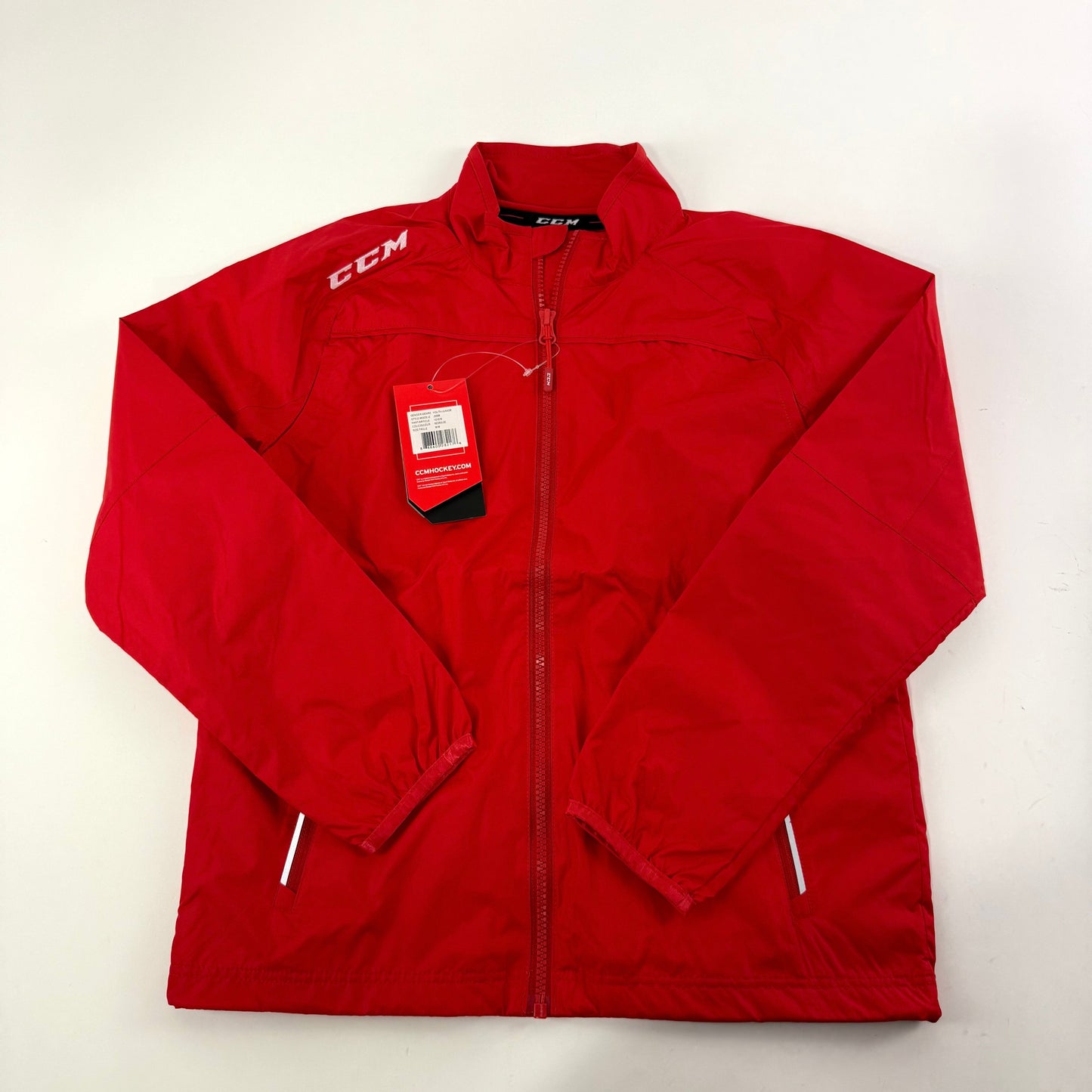 New Red CCM Youth Light Weight Rink Suit Jacket | Youth M | #888600282176 - Top Flight Hockey