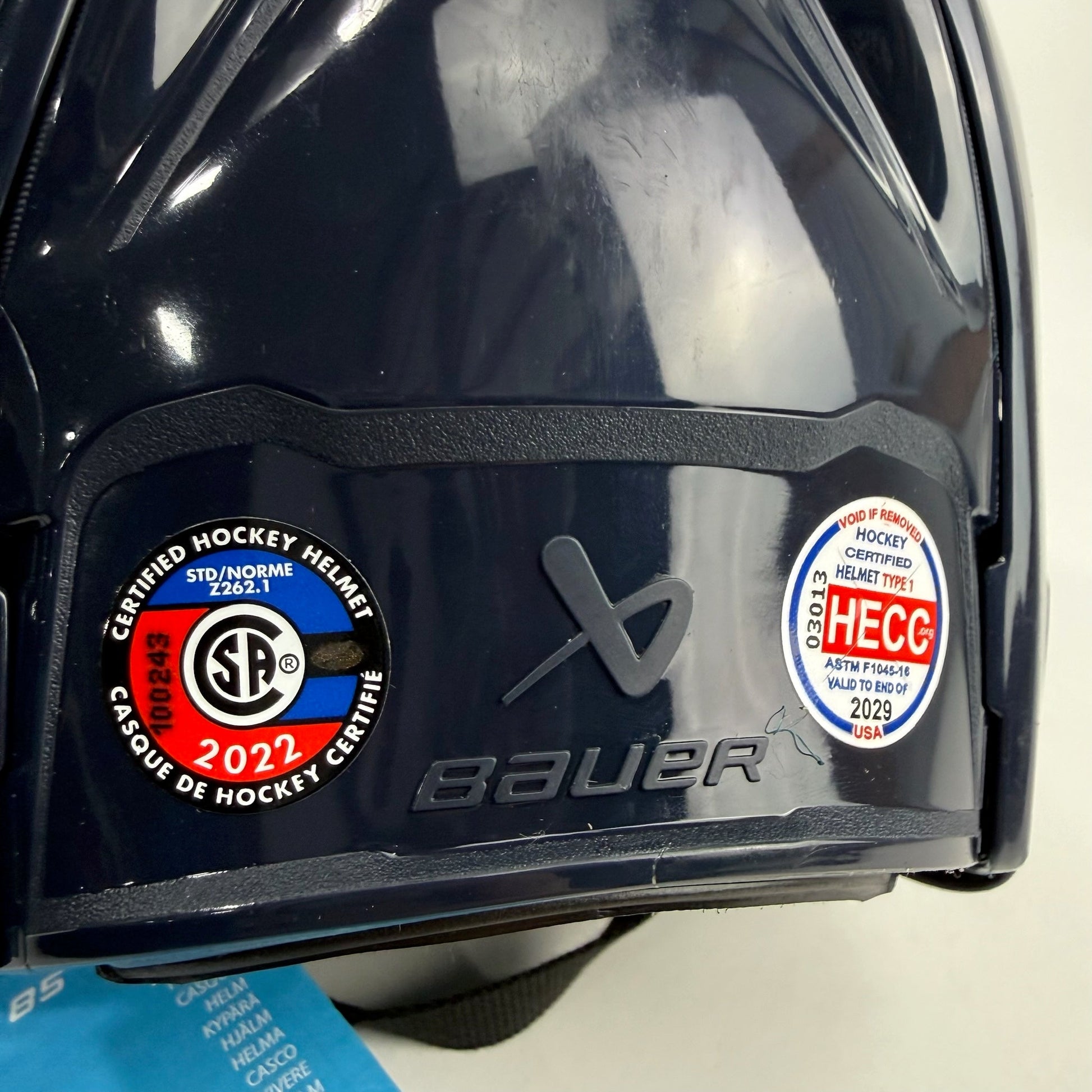 New Navy Bauer Re-Akt 85 Helmet | Senior Small | St. Louis Blues - Top Flight Hockey