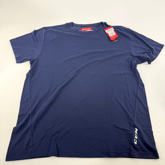 New Navy CCM Adult Team Premium Essential T Shirt | Senior XL | #191520016517