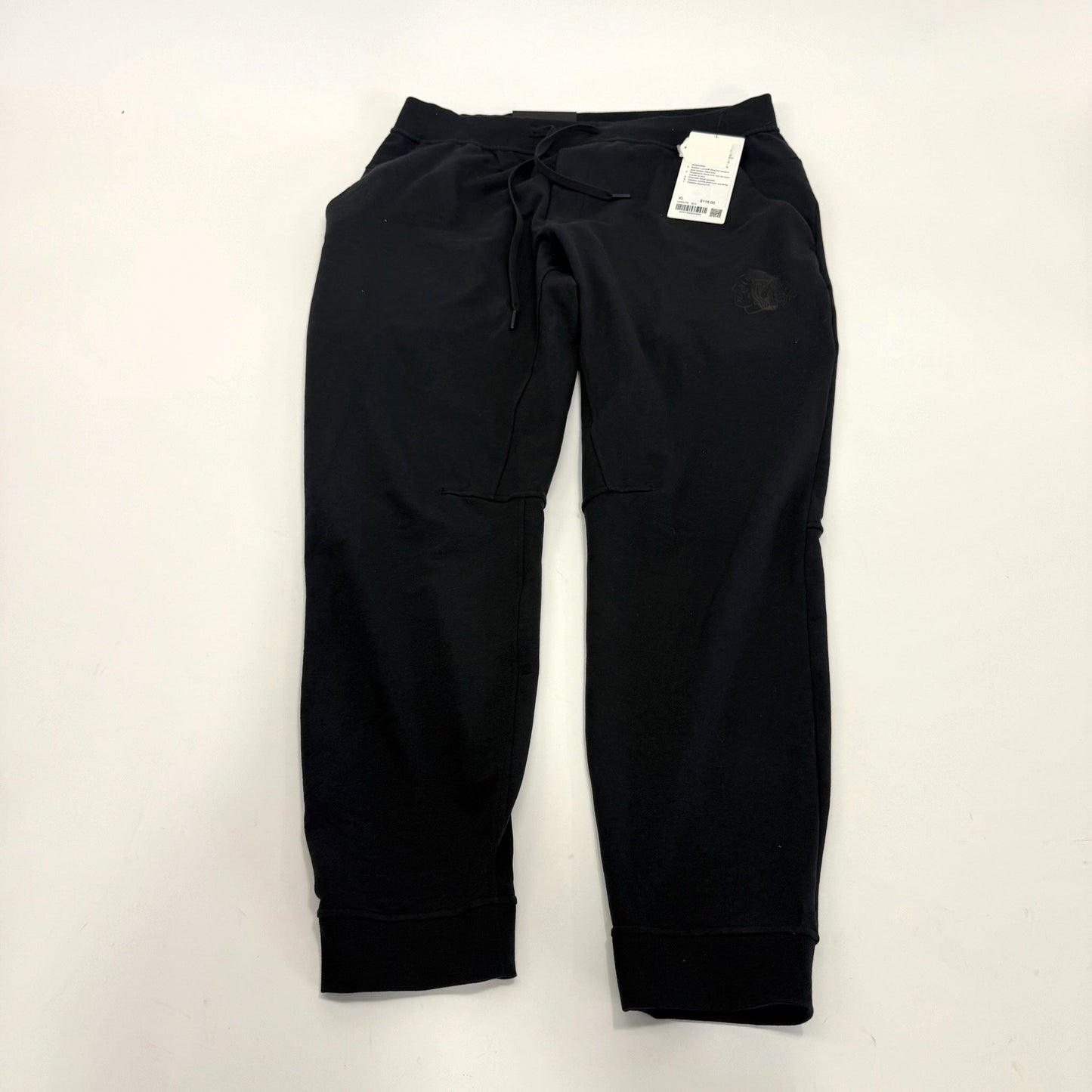New Black Chicago Blackhawks Lulu Lemon City Sweat Jogger Pant | XL | R89 - Top Flight Hockey