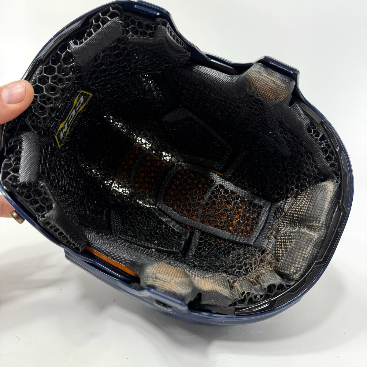 Used Navy CCM Tacks X Helmet | Medium | AB156 - Top Flight Hockey