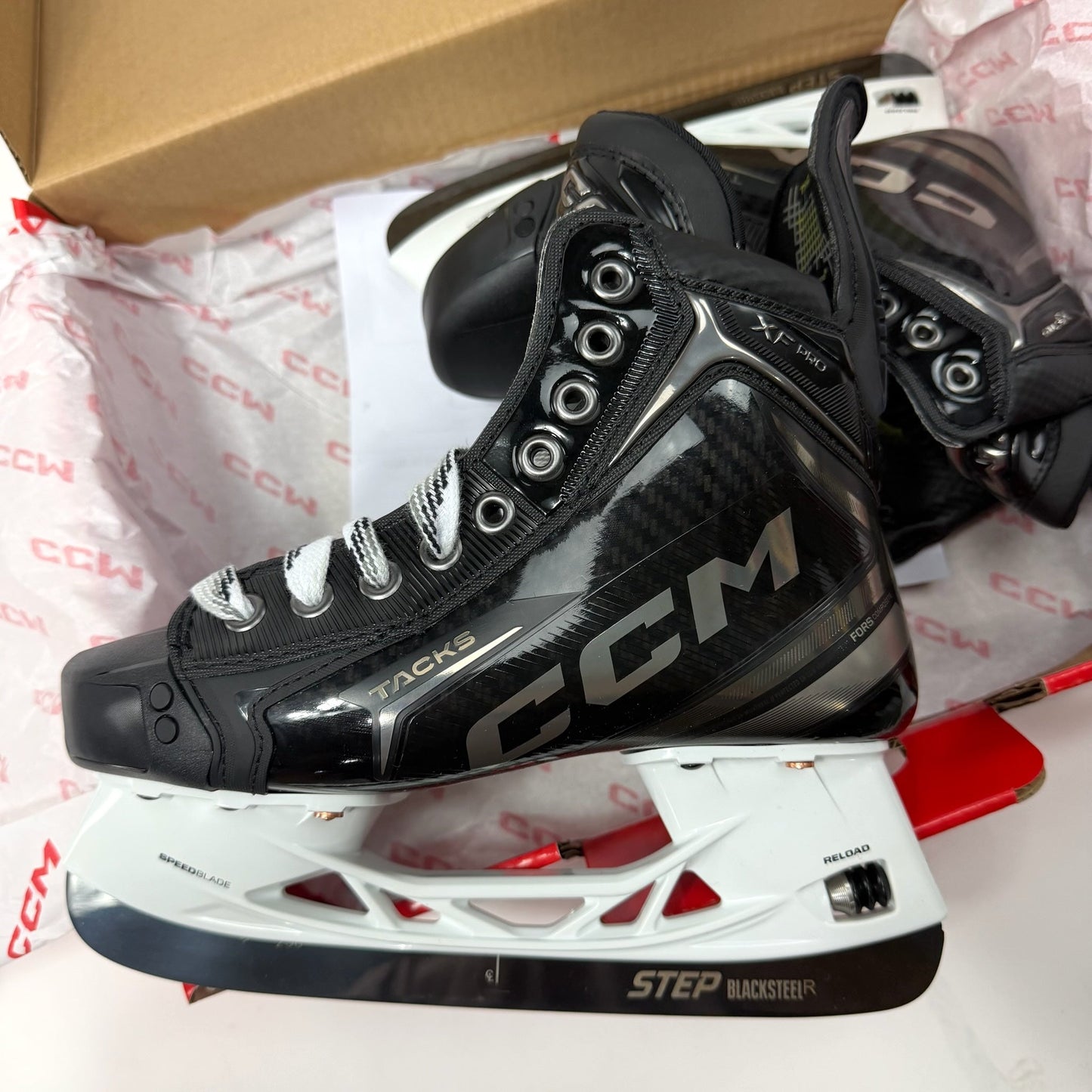 Brand New Retail CCM Tacks XF Pro Skates - Size 4 - Regular