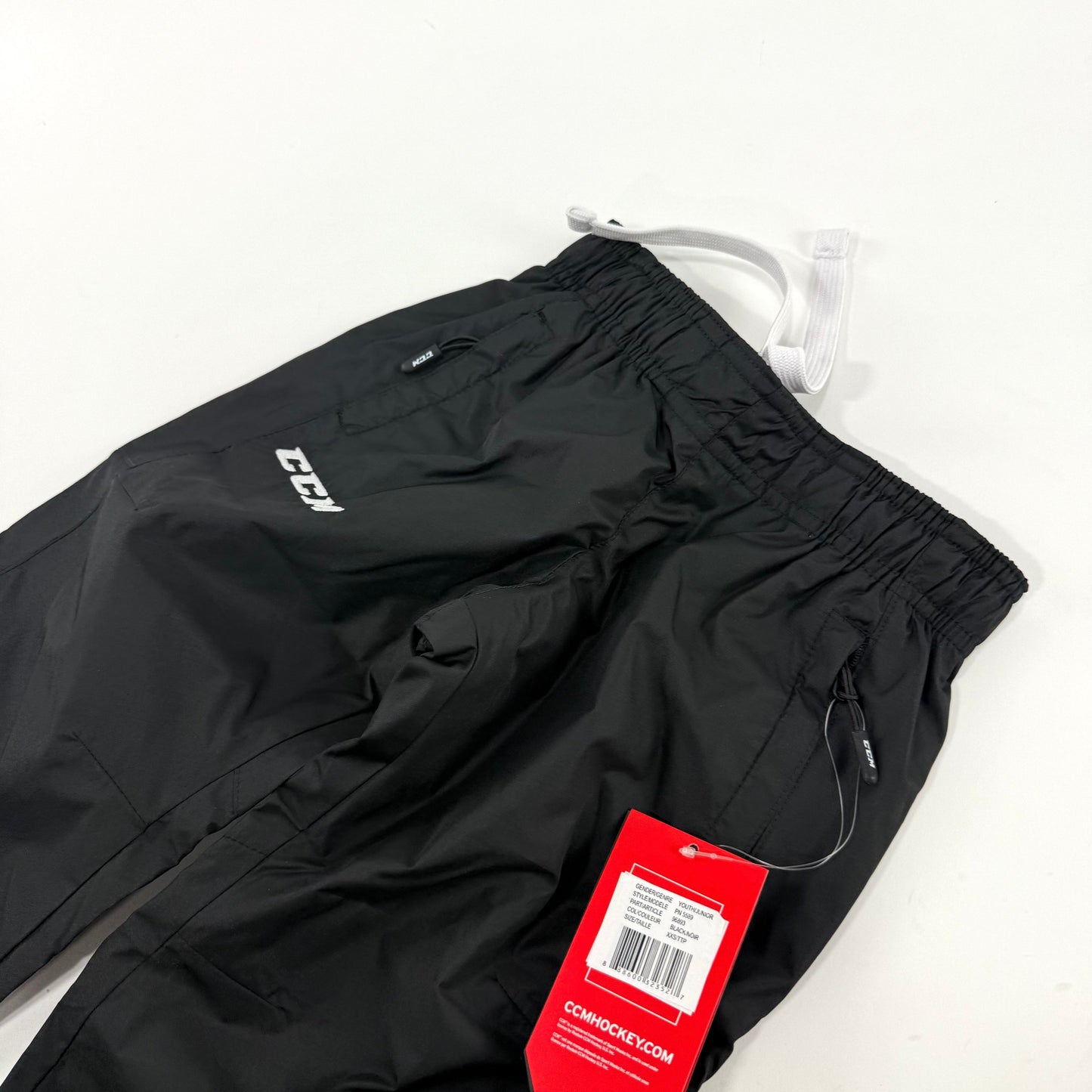 New BlackCCM Youth Hockey Warm Up Pant | Youth XXS | #888600323527
