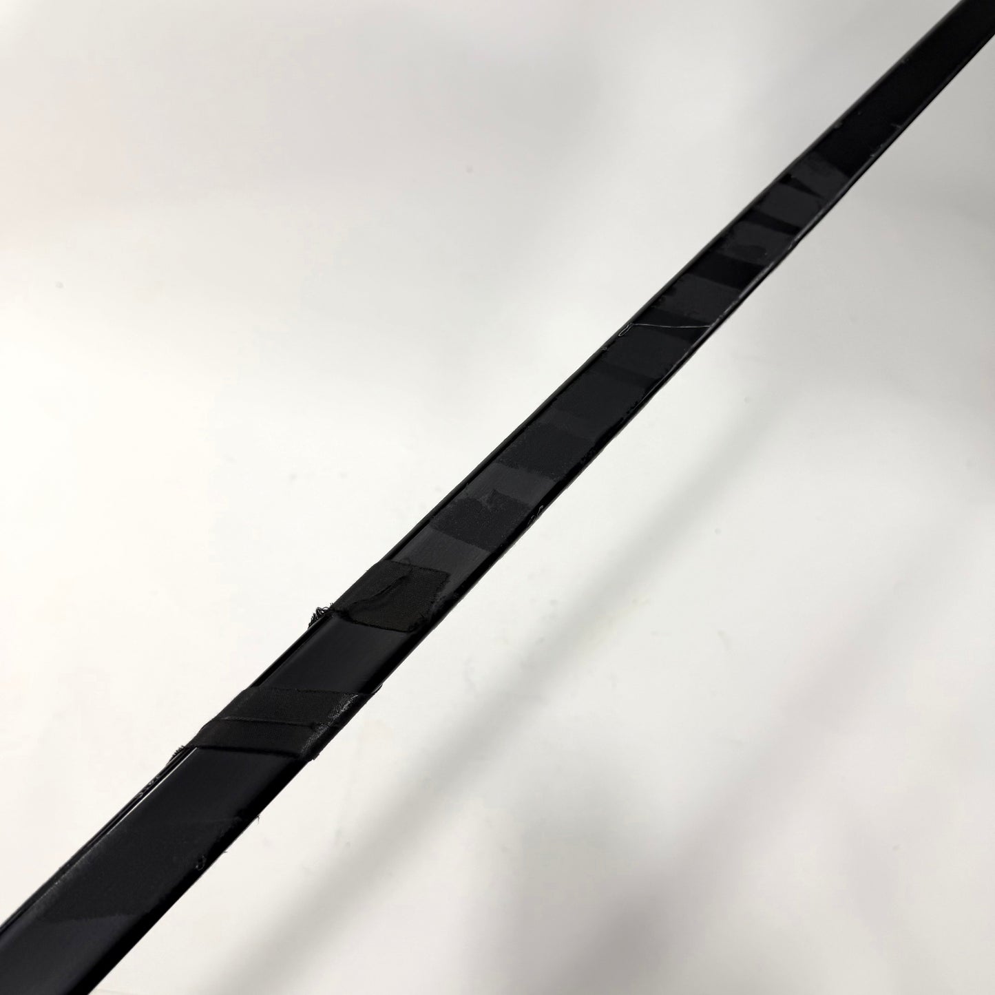 Used Left All Black Hockey Stick | Unknown Flex Custom Curve Non Grip Matte Finish | J573