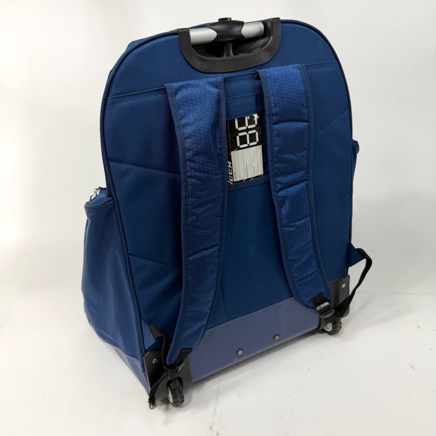 New Navy CCM 18" Wheeled Backpack Player Bag
