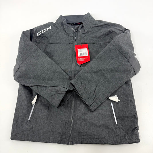 New Dark Grey CCM Youth Premium Skate Suit Jacket | Youth XS | #888600268620