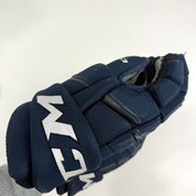 Used Navy CCM HGQL Gloves | 14"