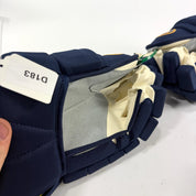 New Navy STL Blues Warrior Alpha AX1 Gloves | 14" | Saad | D183 - Top Flight Hockey