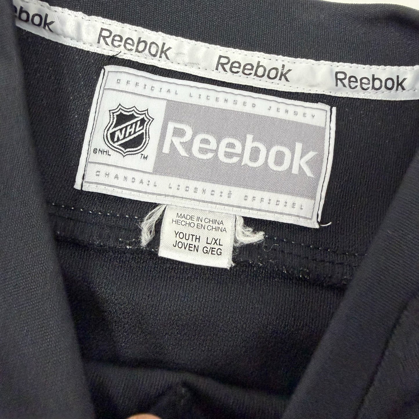 Used Black Reebok LA Kings Drew Doughty Jersey | Youth Large/XL | AB515