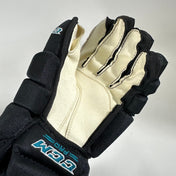 Brand New Black/Teal CCM HGTKPP Gloves 15" San Jose Sharks