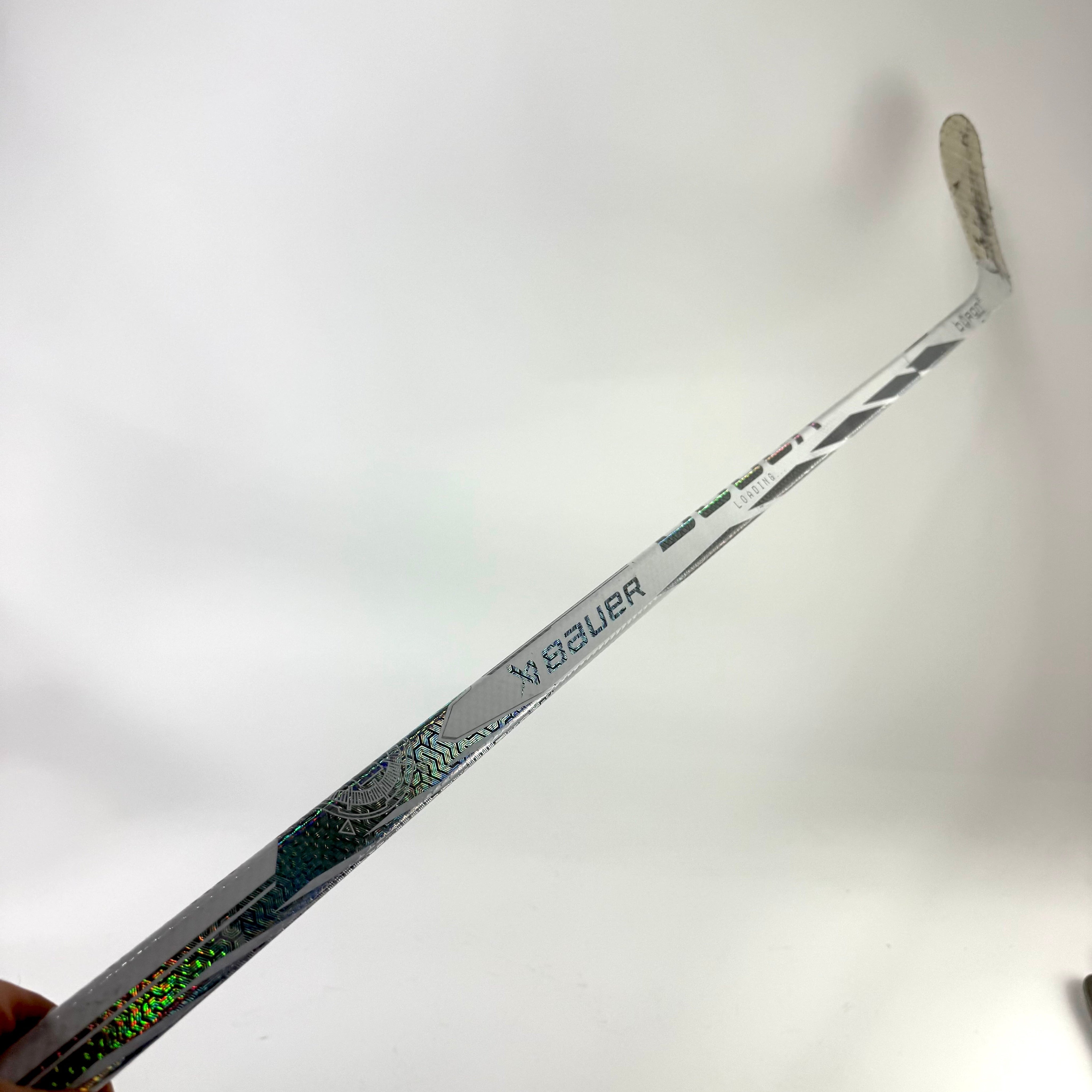 Repaired Left White Bauer Proto R | 70 Flex P28 Curve Grip | D25 - Top Flight Hockey