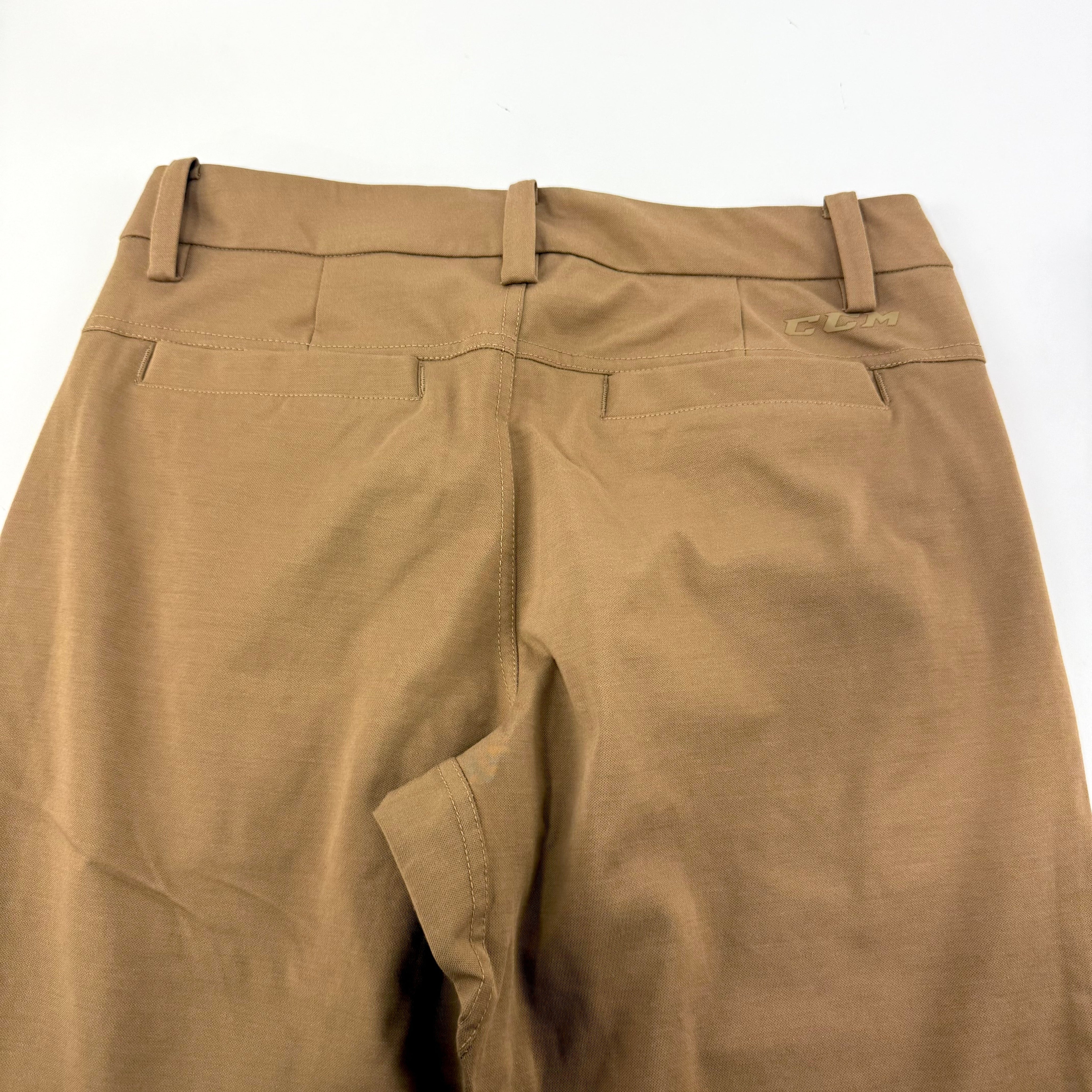New Tan CCM Mens Travel Pant | 28" | #191035007536 - Top Flight Hockey