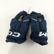 Used Navy CCM Jetspeed Pro Gloves | 14" | D354