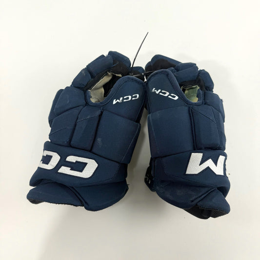 Used Navy CCM Jetspeed Pro Gloves | 14" | D354 - Top Flight Hockey