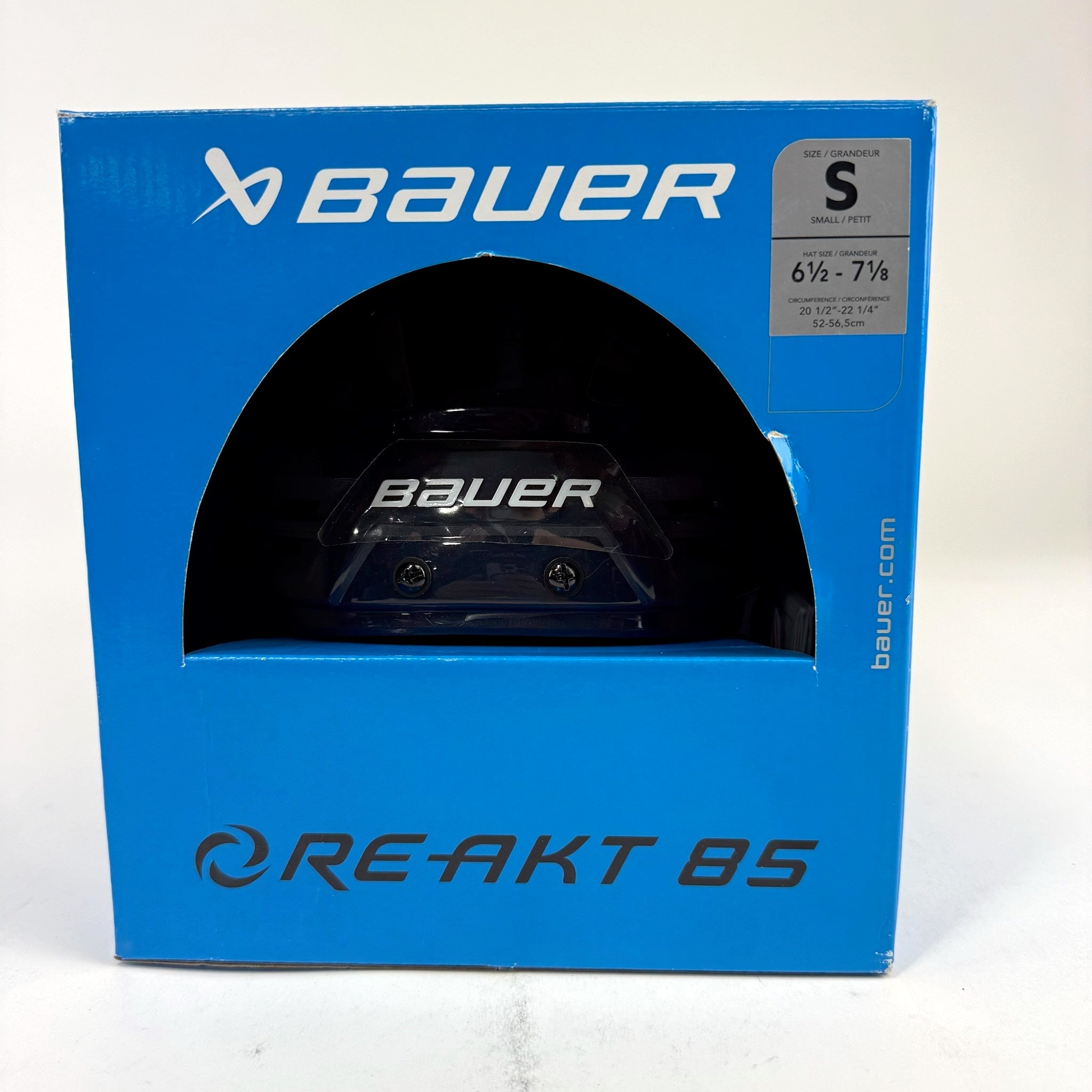 New Navy Bauer Re-Akt 85 Helmet | Senior Small | St. Louis Blues - Top Flight Hockey