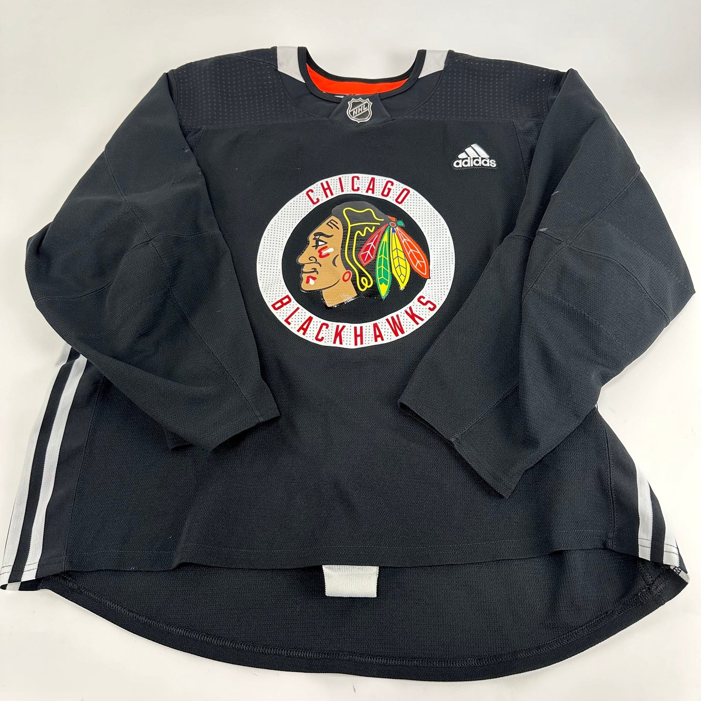 JOHNSON #52 - Black Chicago Blackhawks Practice Jersey - Adidas MIC Size 56