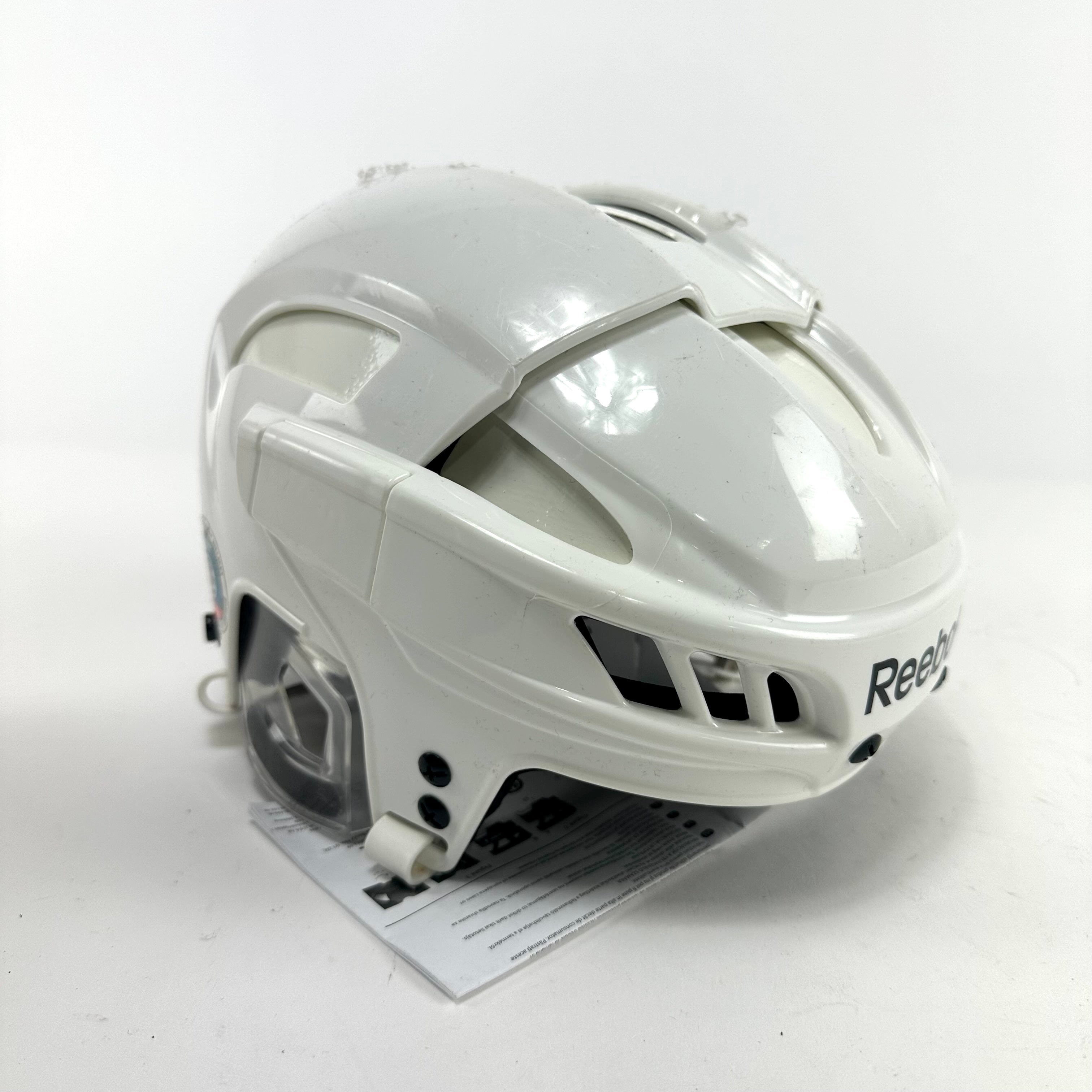 New Defected White Reebok 11K Helmet | Small | L321 - Top Flight Hockey