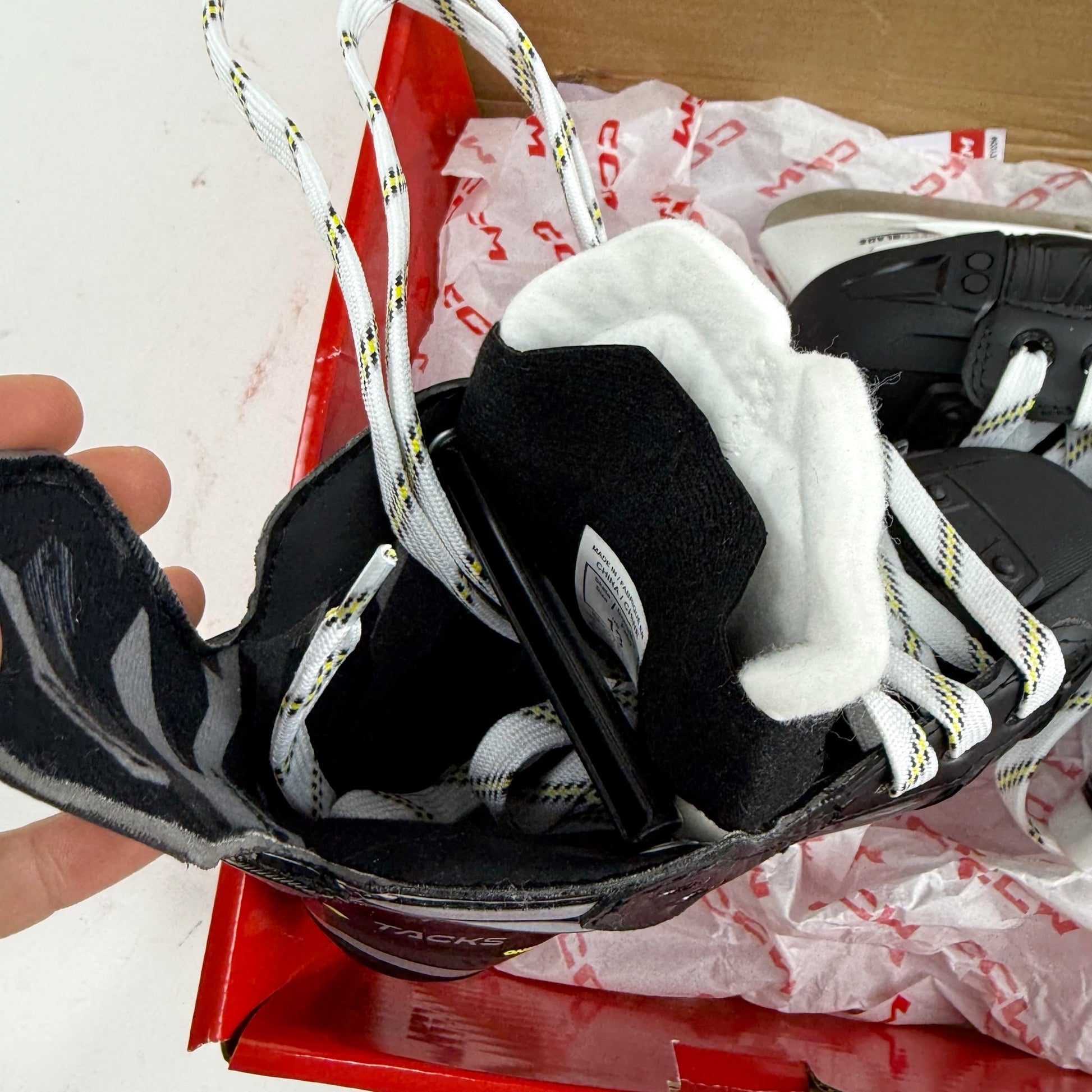 New CCM Tacks AS580 Skates | Jr 13-1 R | J713 - Top Flight Hockey