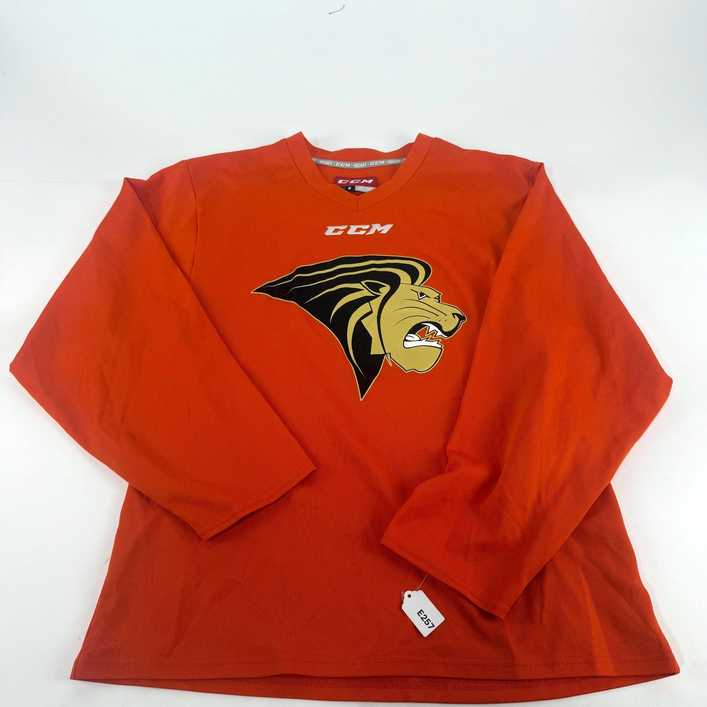 Used Orange Lindenwood CCM Practice Jersey | Medium | E257