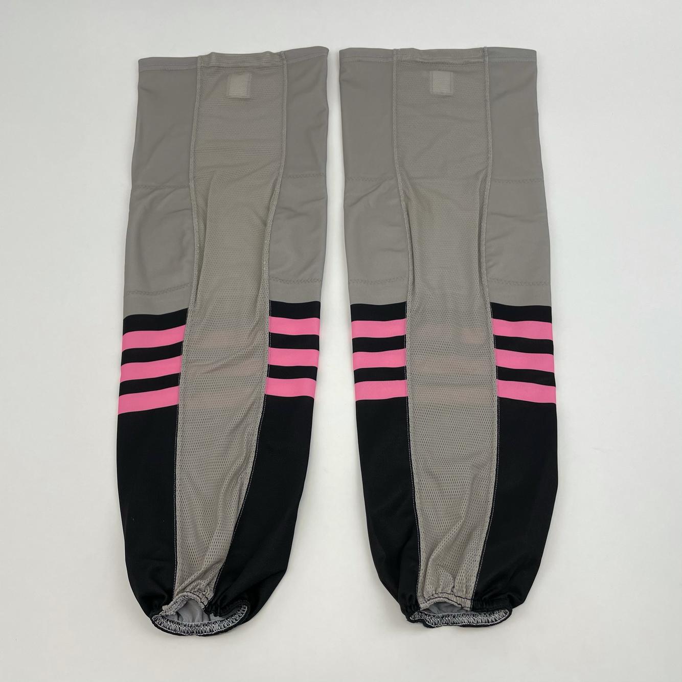 Brand New | Ontario Reign AHL "Pink The Rink" | SP Edge | Grey and Pink Socks