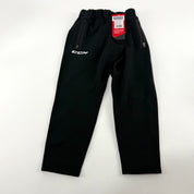 New Black CCM Youth Premium Tapered Fleece Pant | Youth XS | #191520015442 - Top Flight Hockey
