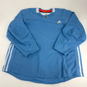 Brand New MIC Baby Blue Adidas Practice Jersey - Size 60 - Top Flight Hockey