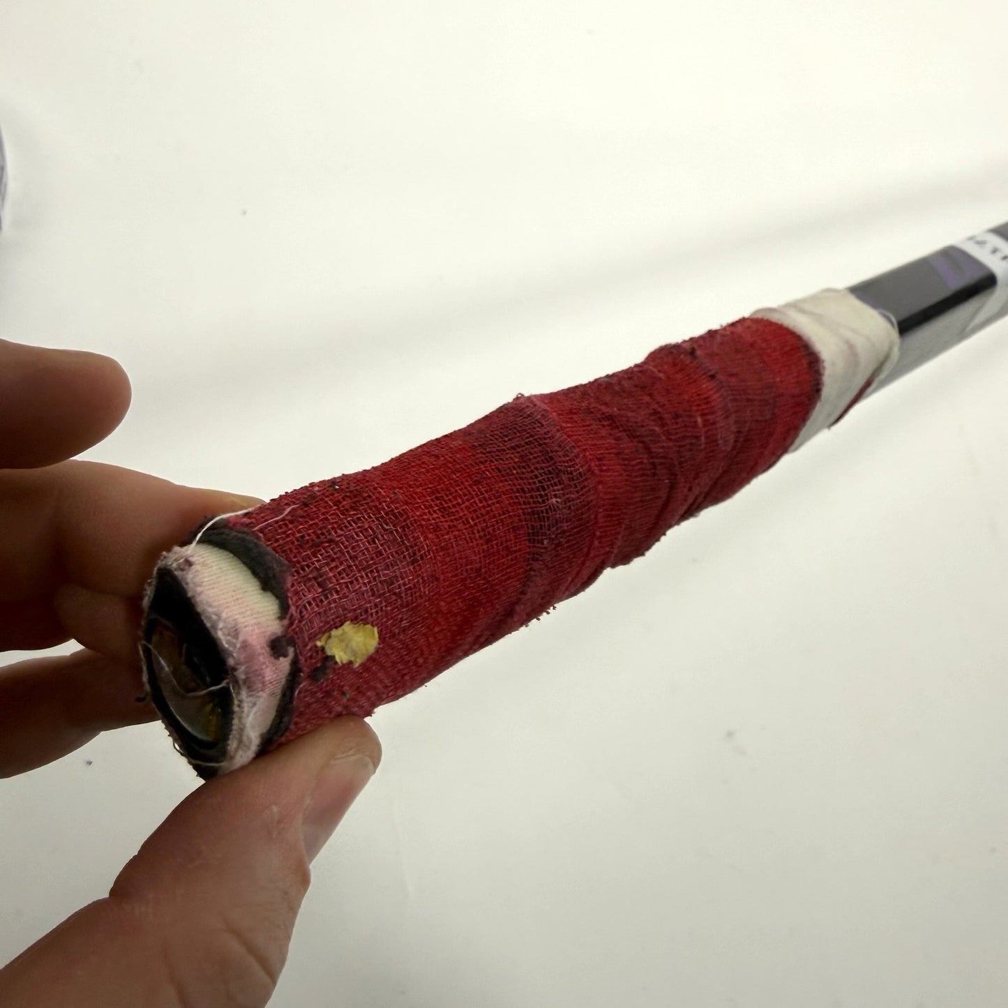 Broken Autographed Left Warrior Covert QR6 | 90 Flex Jurco Pro Curve Grip | Athanasiou | BH178